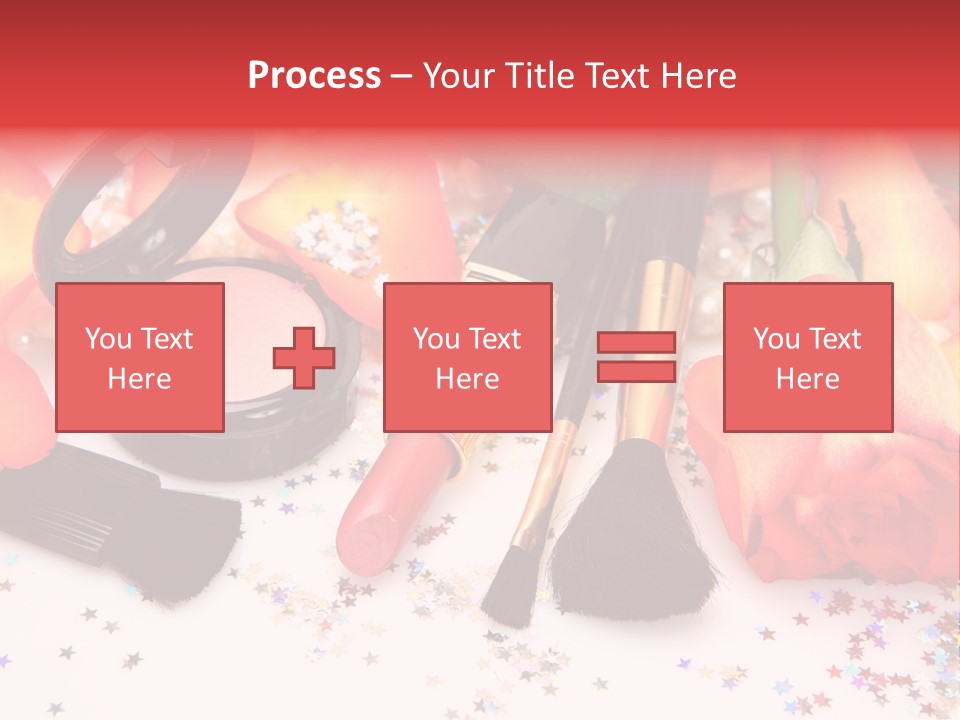 Cosmetics Decorative Charm PowerPoint Template