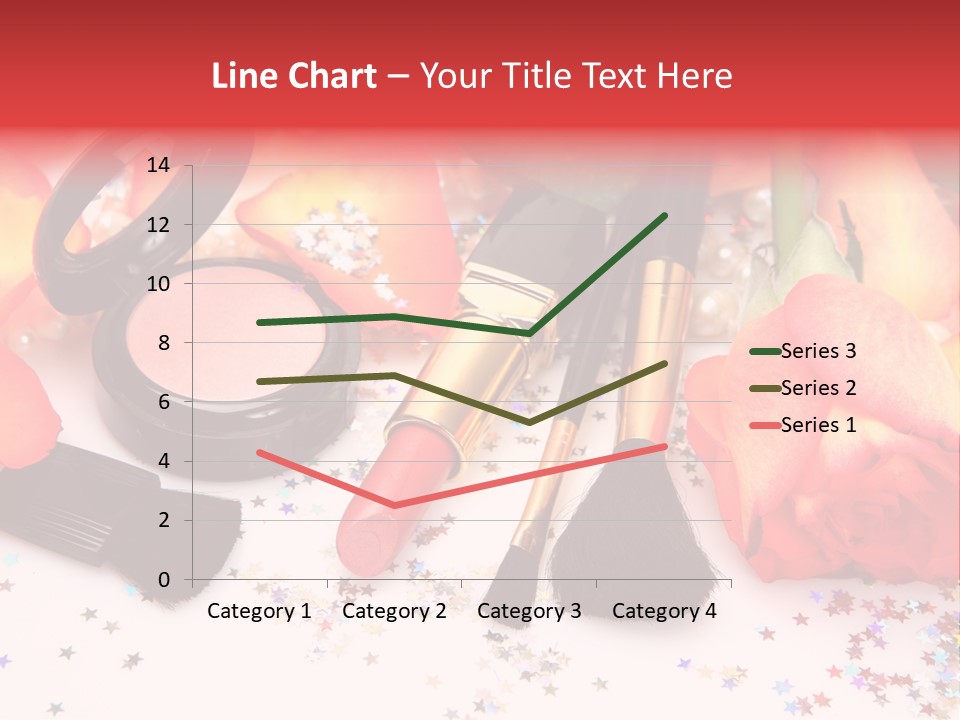 Cosmetics Decorative Charm PowerPoint Template