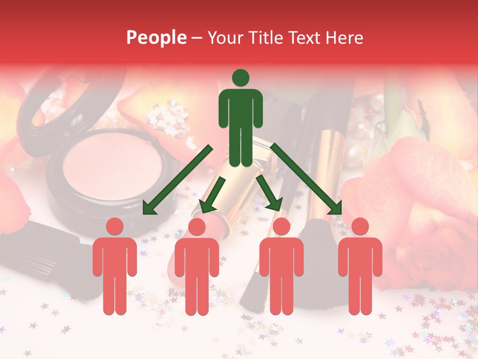 Cosmetics Decorative Charm PowerPoint Template