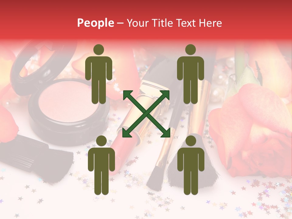 Cosmetics Decorative Charm PowerPoint Template