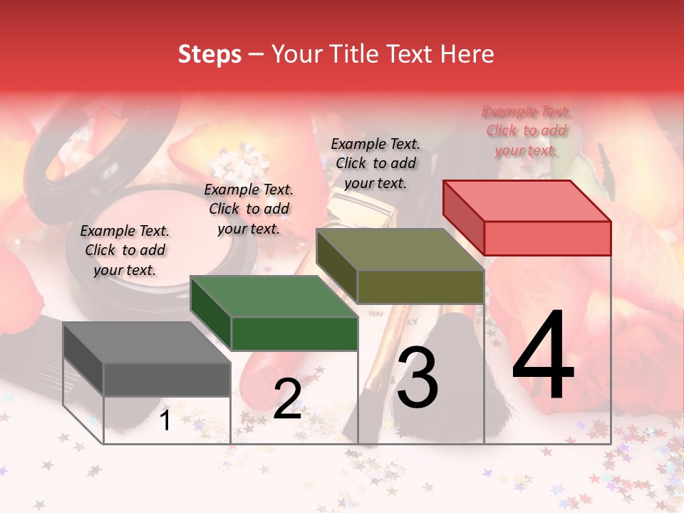 Cosmetics Decorative Charm PowerPoint Template