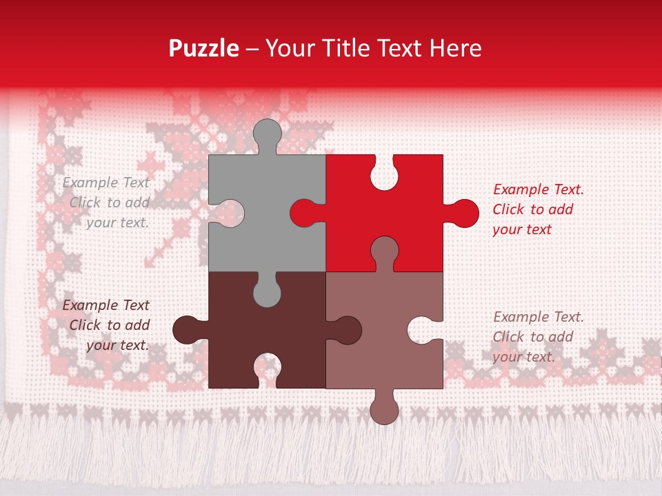 Ornament Plant Illustration PowerPoint Template