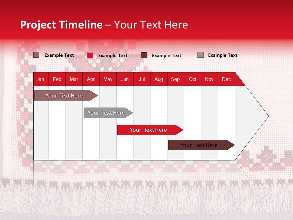 Ornament Plant Illustration PowerPoint Template