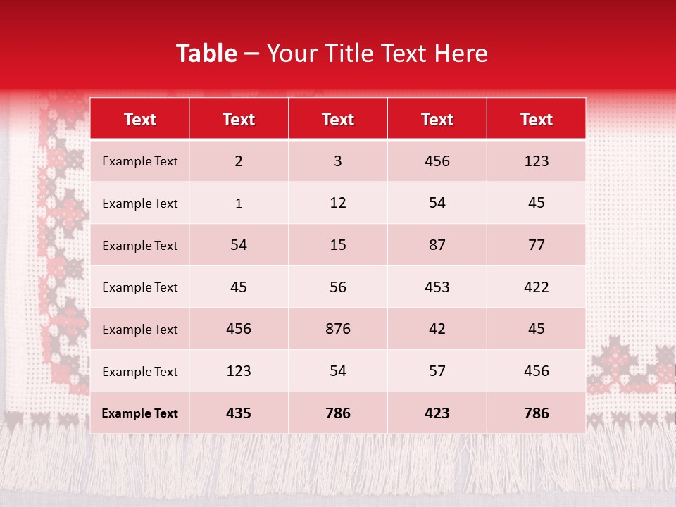 Ornament Plant Illustration PowerPoint Template