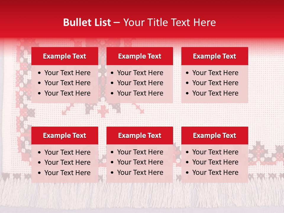 Ornament Plant Illustration PowerPoint Template