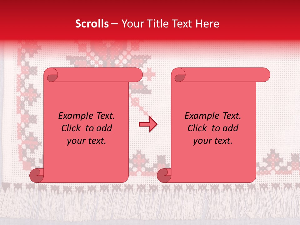Ornament Plant Illustration PowerPoint Template