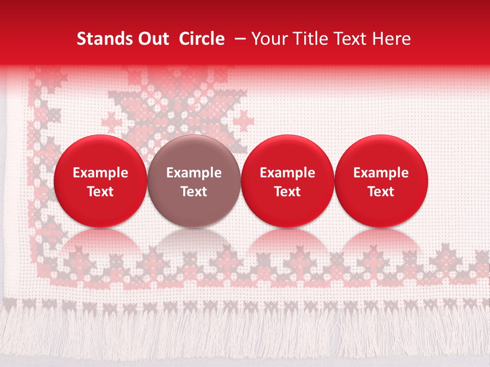 Ornament Plant Illustration PowerPoint Template