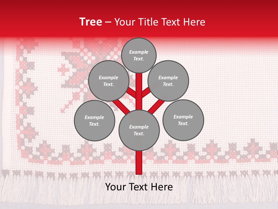 Ornament Plant Illustration PowerPoint Template