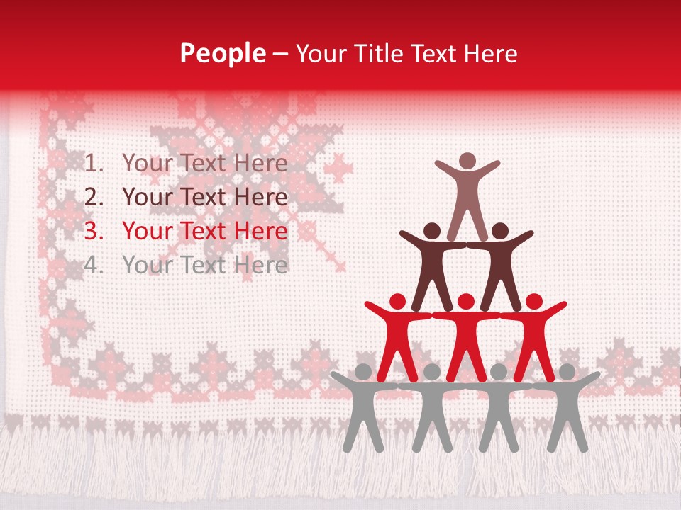 Ornament Plant Illustration PowerPoint Template