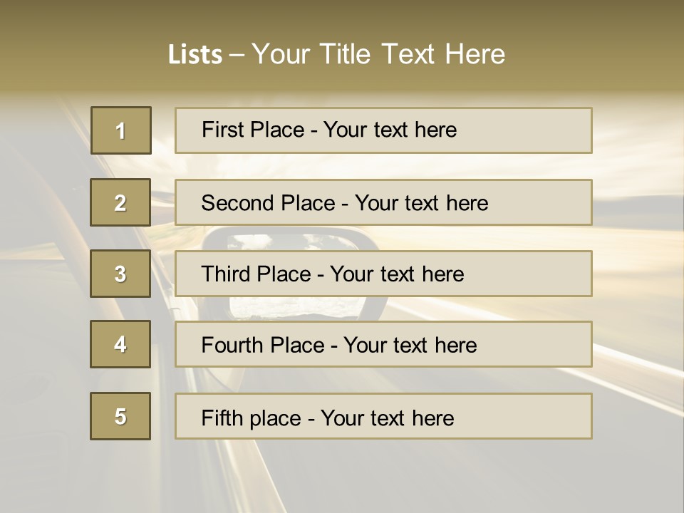 Faster Sport Metal PowerPoint Template
