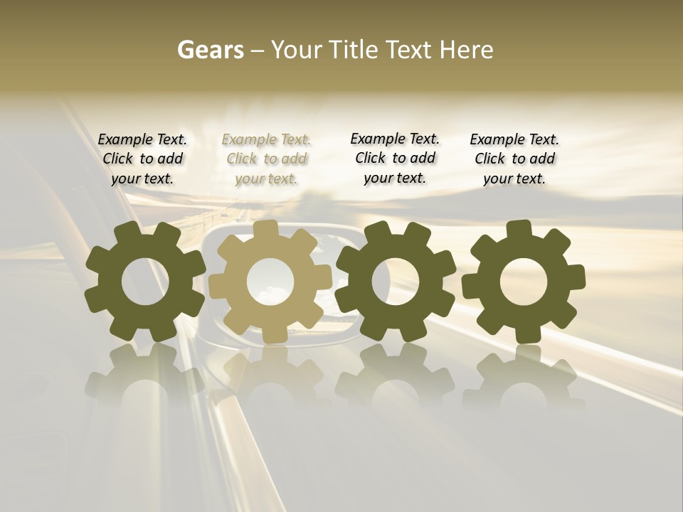 Faster Sport Metal PowerPoint Template