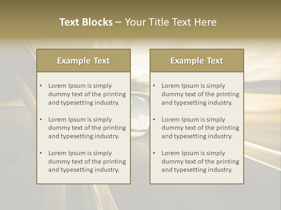 Faster Sport Metal PowerPoint Template