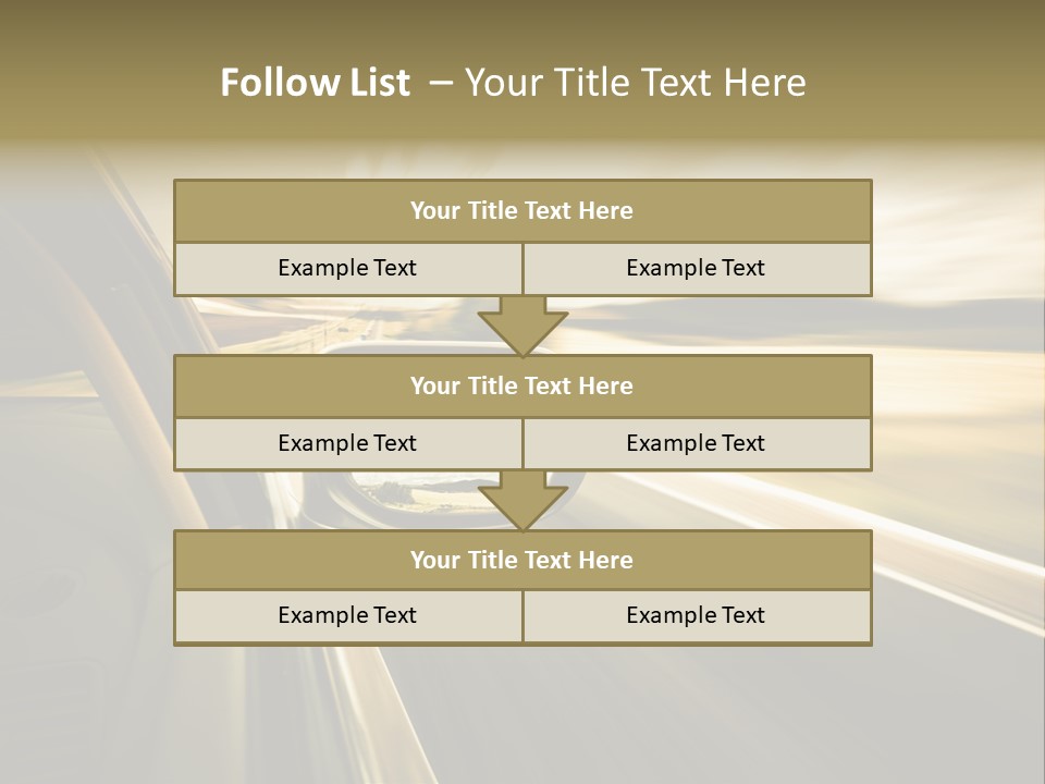 Faster Sport Metal PowerPoint Template