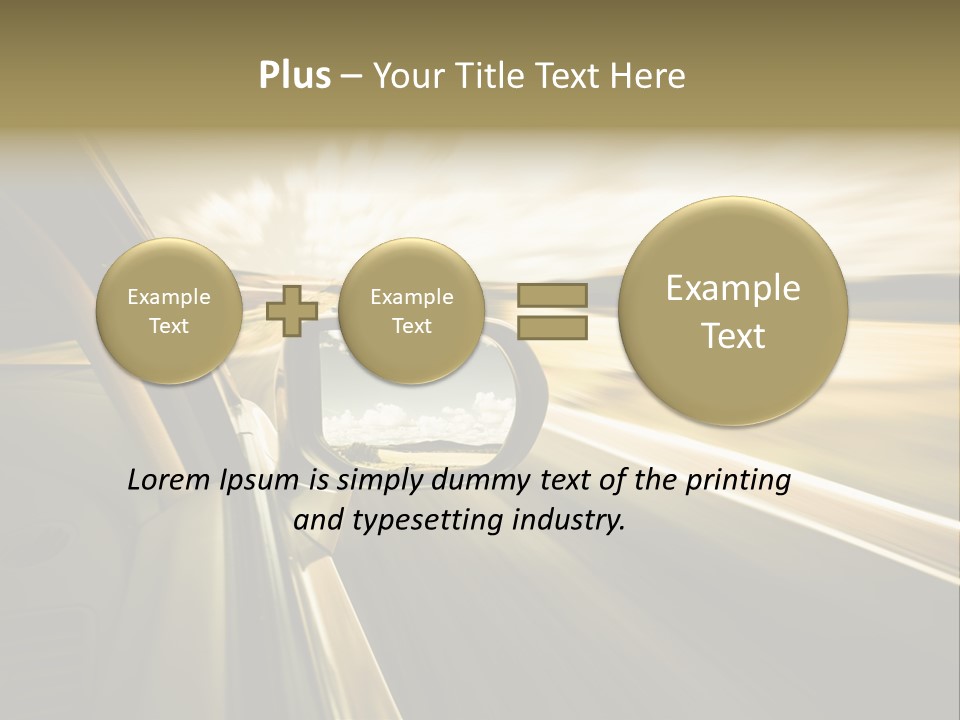 Faster Sport Metal PowerPoint Template