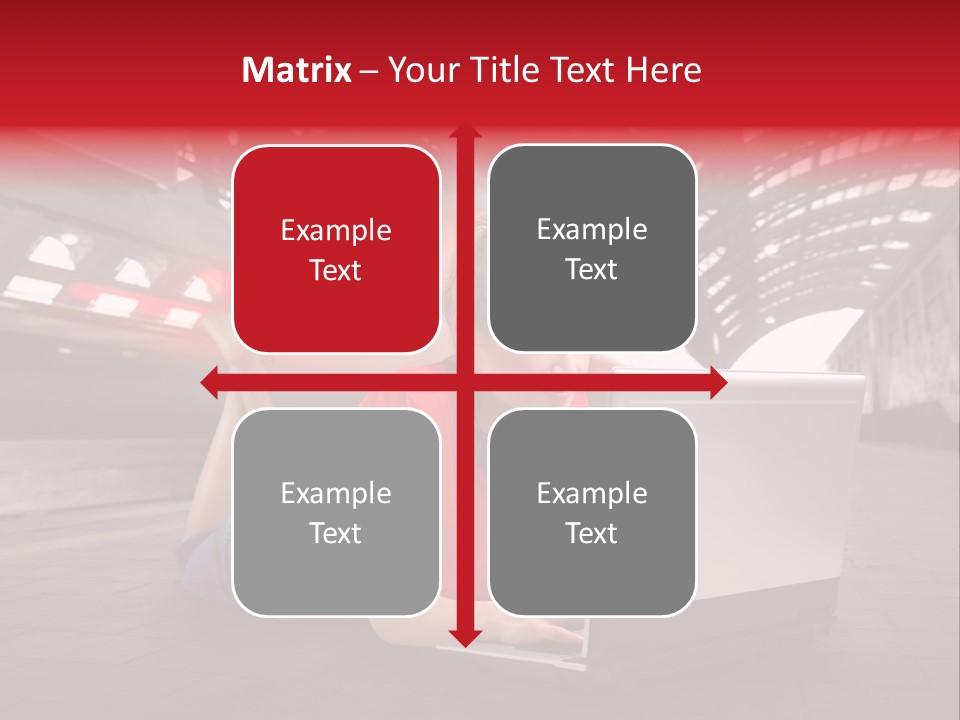 Young Computer Write PowerPoint Template