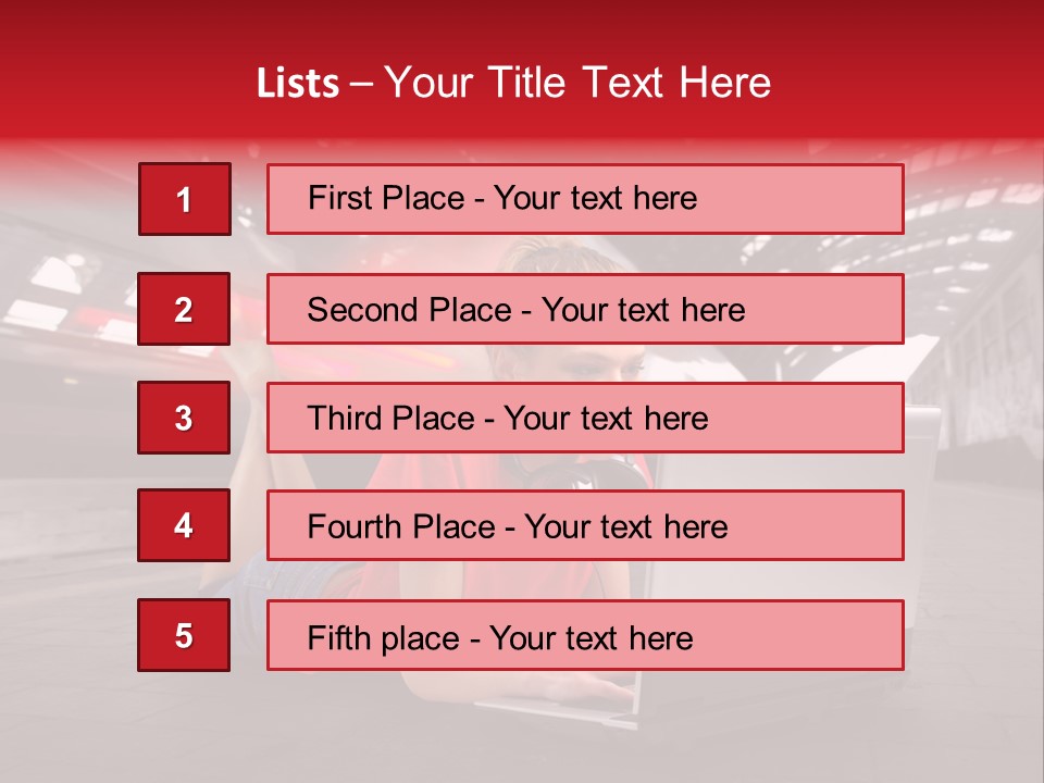 Young Computer Write PowerPoint Template