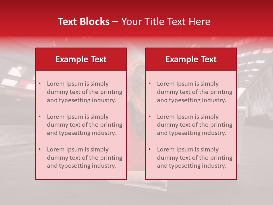 Young Computer Write PowerPoint Template