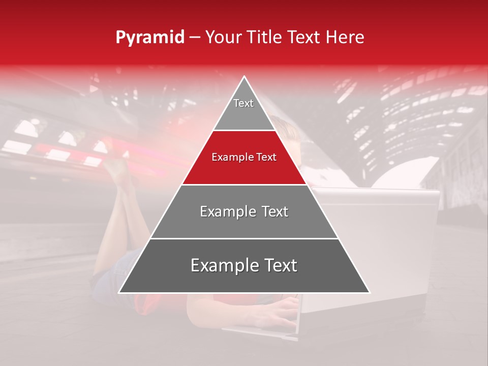 Young Computer Write PowerPoint Template