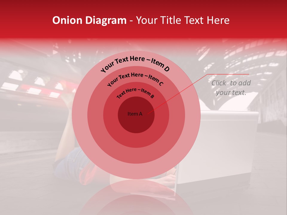 Young Computer Write PowerPoint Template