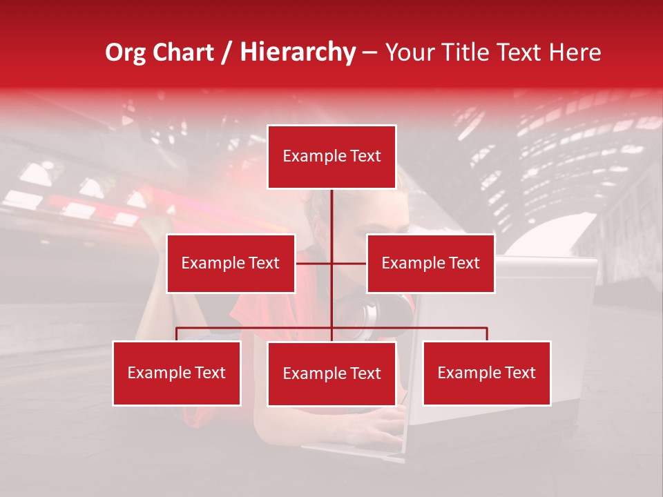 Young Computer Write PowerPoint Template
