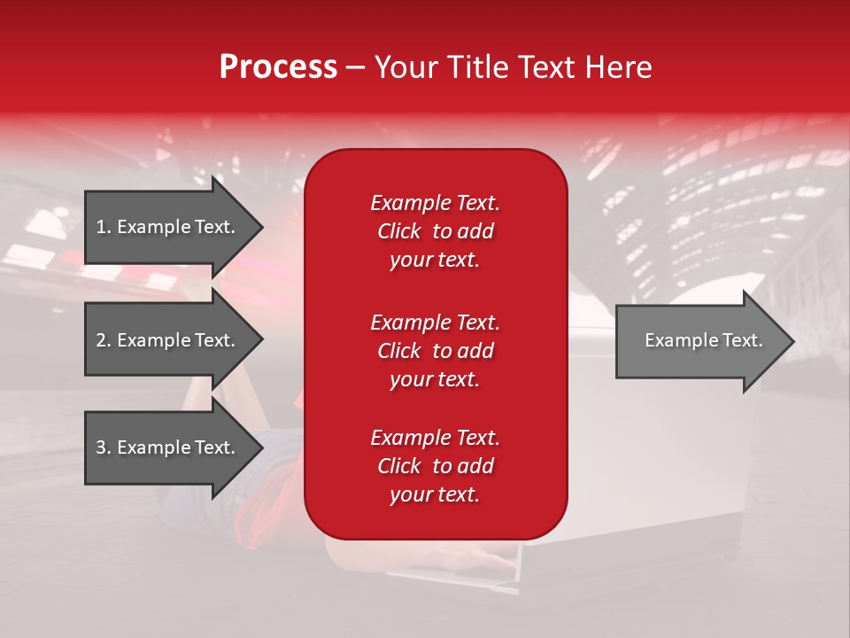 Young Computer Write PowerPoint Template