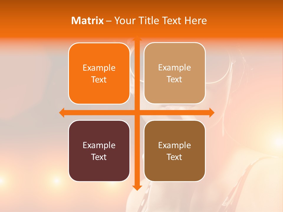 Young Face Work PowerPoint Template