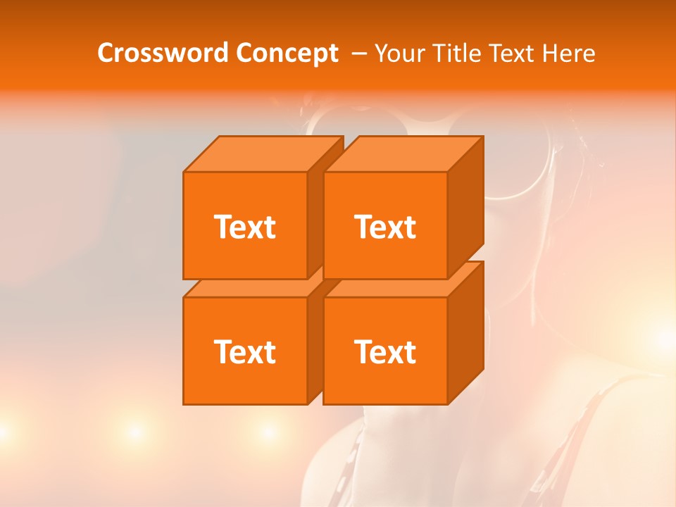 Young Face Work PowerPoint Template