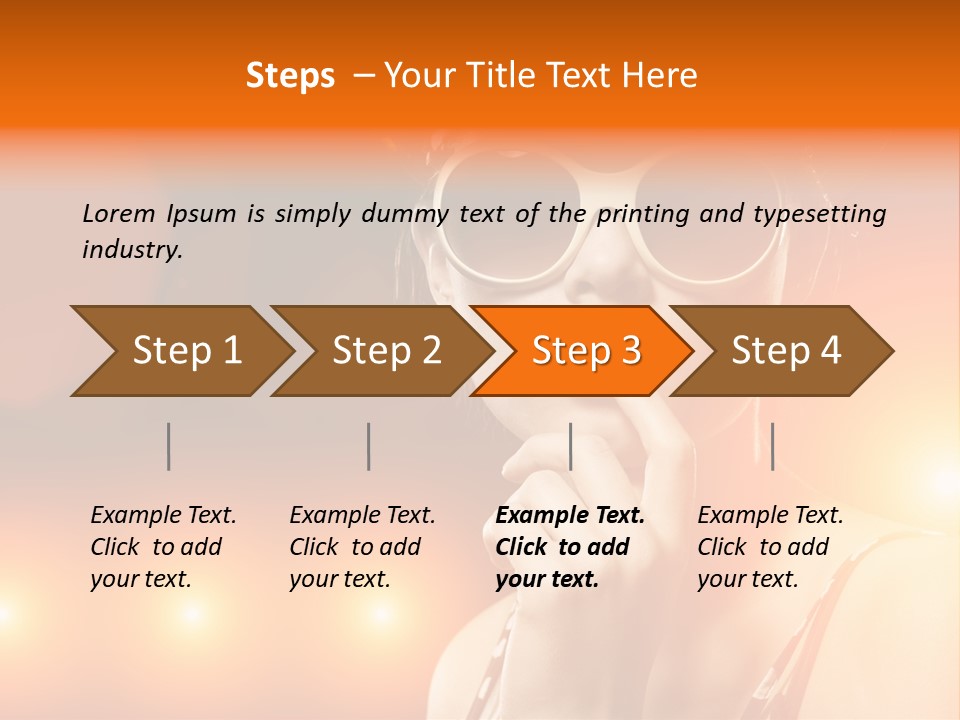 Young Face Work PowerPoint Template