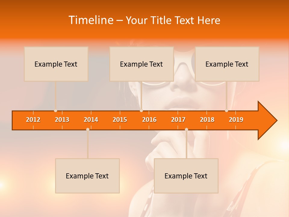 Young Face Work PowerPoint Template