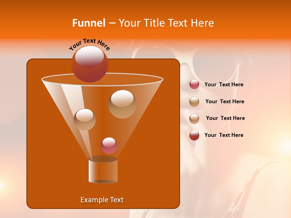 Young Face Work PowerPoint Template