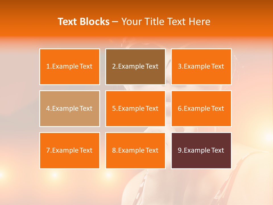 Young Face Work PowerPoint Template