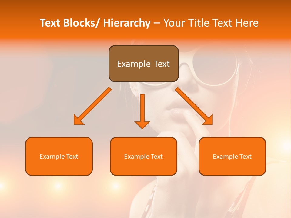 Young Face Work PowerPoint Template