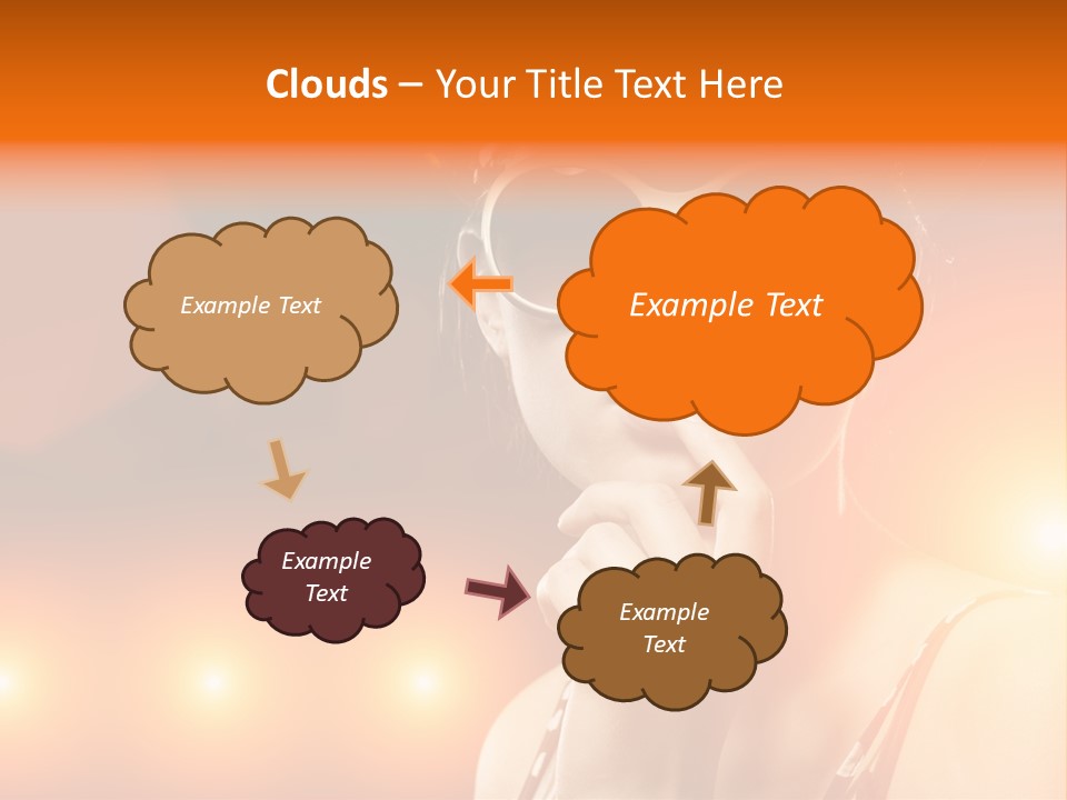 Young Face Work PowerPoint Template