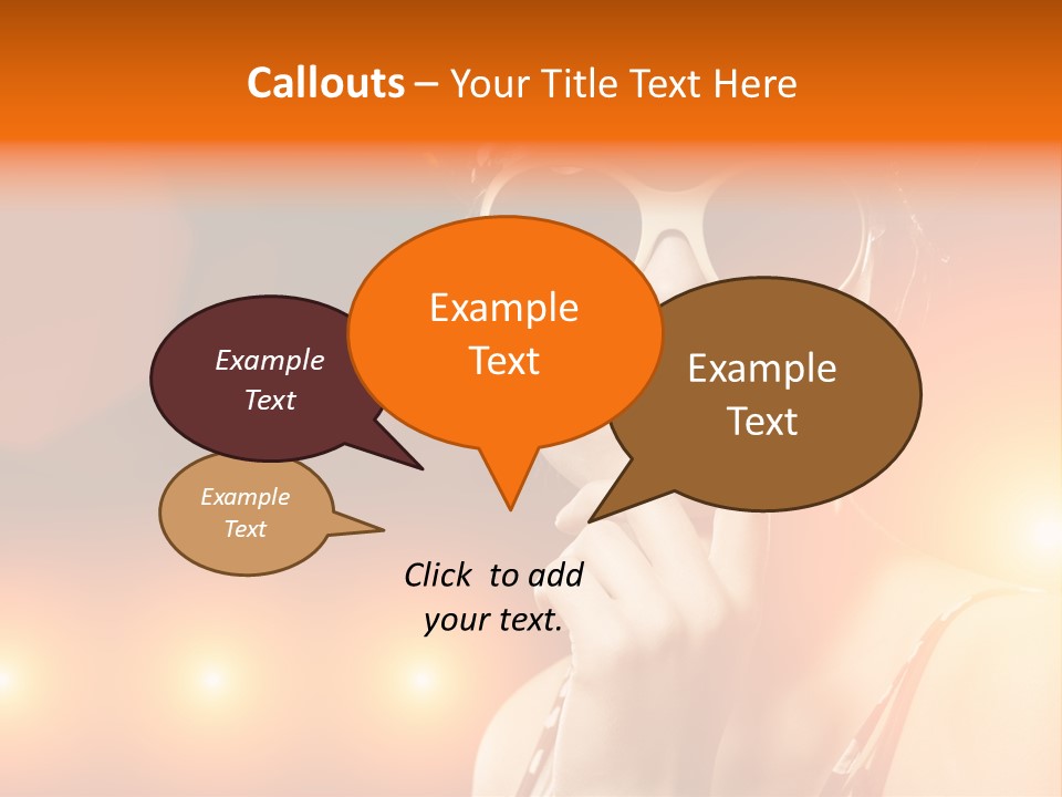 Young Face Work PowerPoint Template