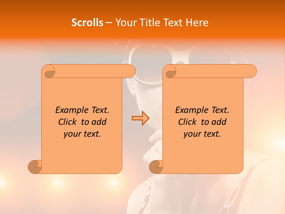 Young Face Work PowerPoint Template
