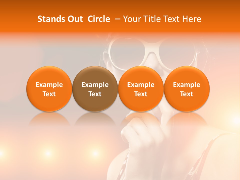 Young Face Work PowerPoint Template