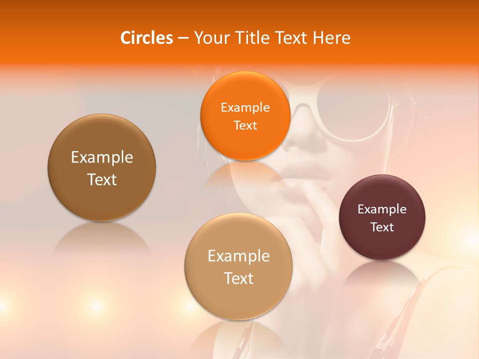 Young Face Work PowerPoint Template
