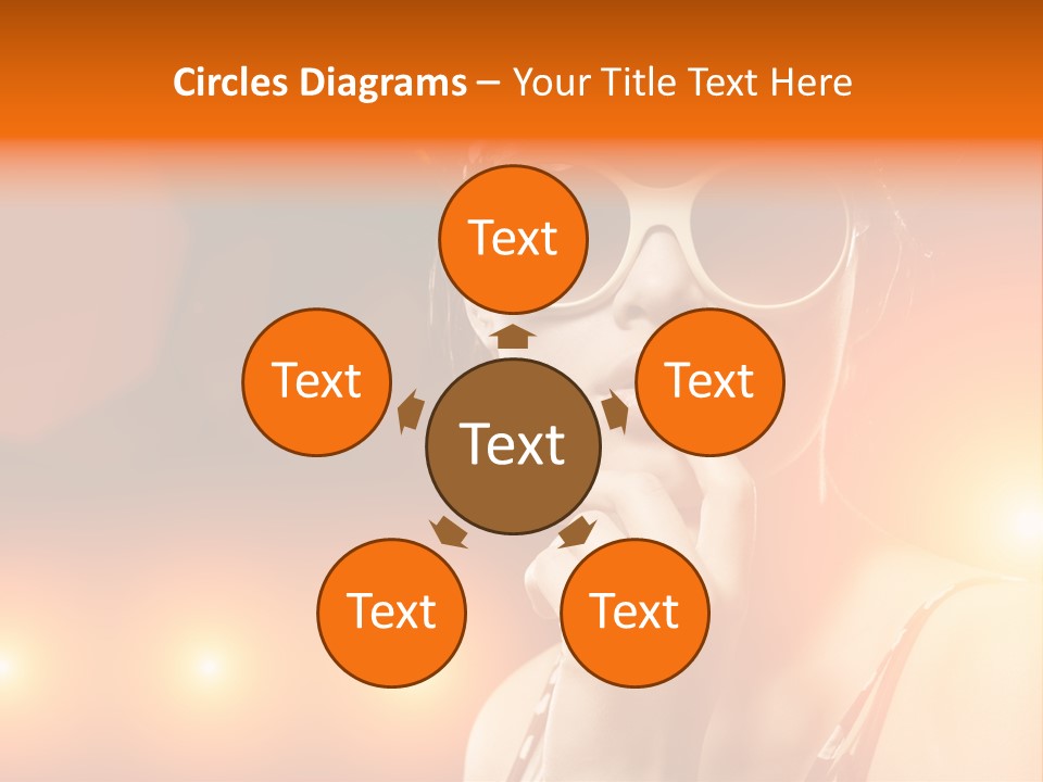 Young Face Work PowerPoint Template