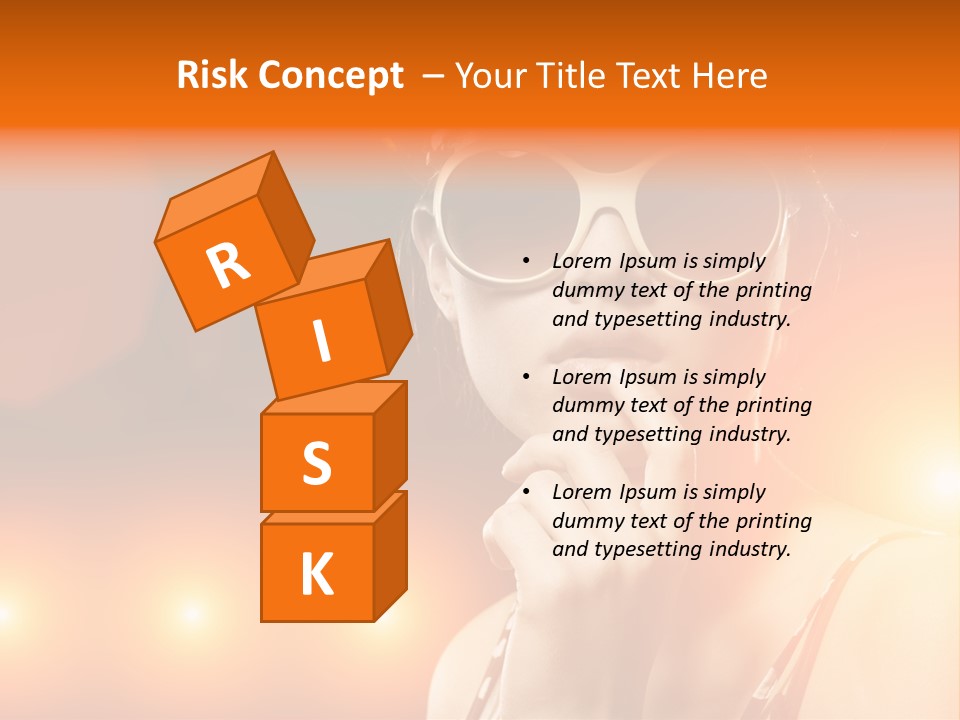 Young Face Work PowerPoint Template