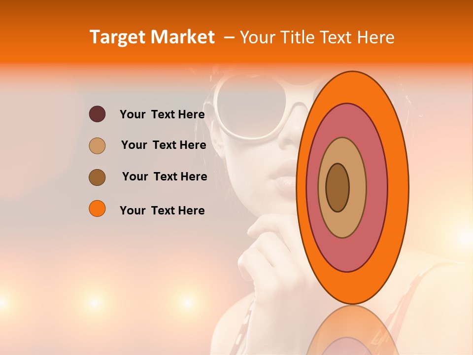 Young Face Work PowerPoint Template