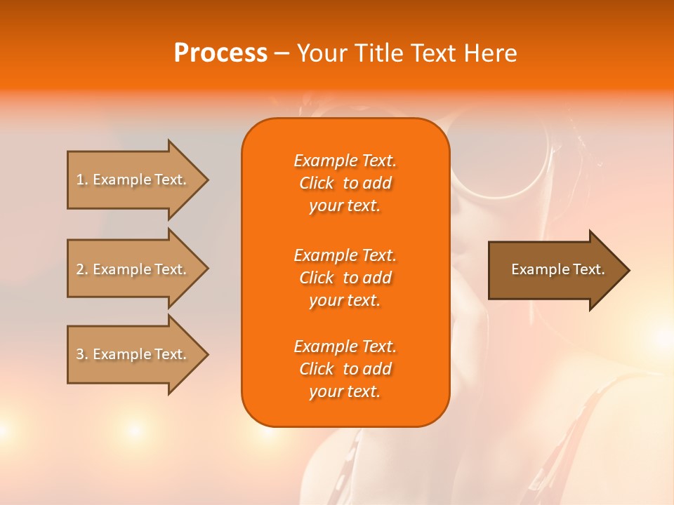 Young Face Work PowerPoint Template