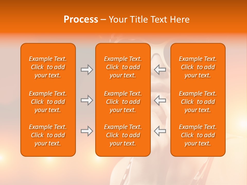 Young Face Work PowerPoint Template