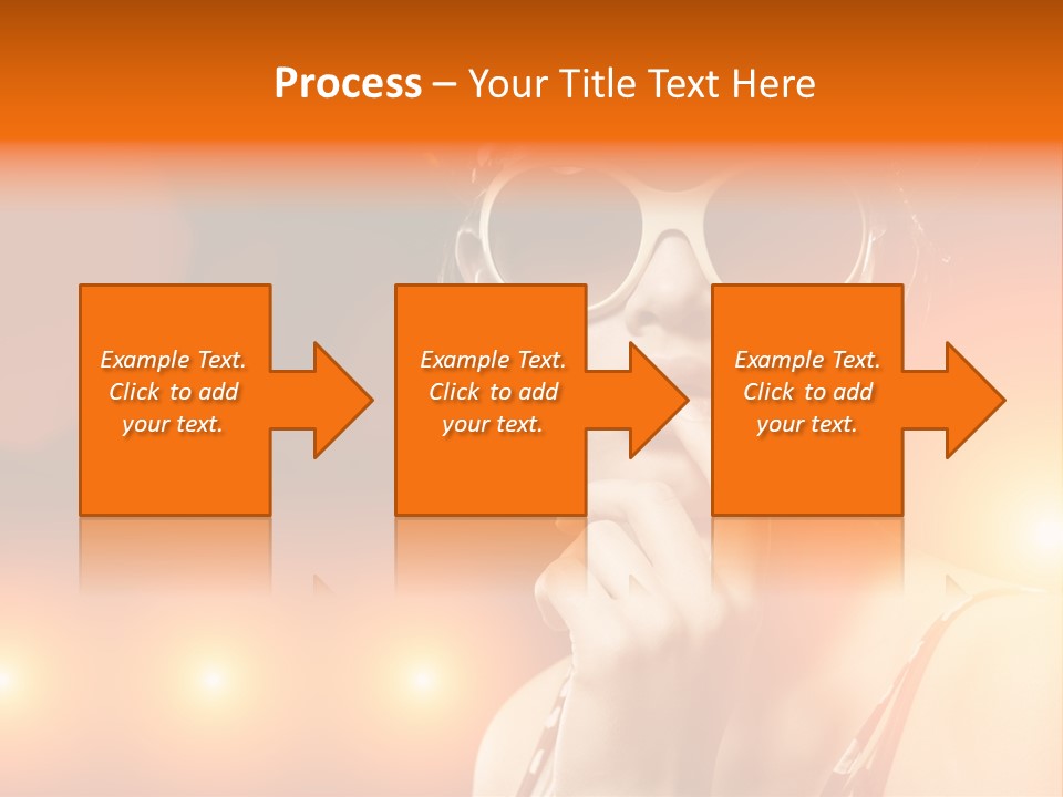Young Face Work PowerPoint Template