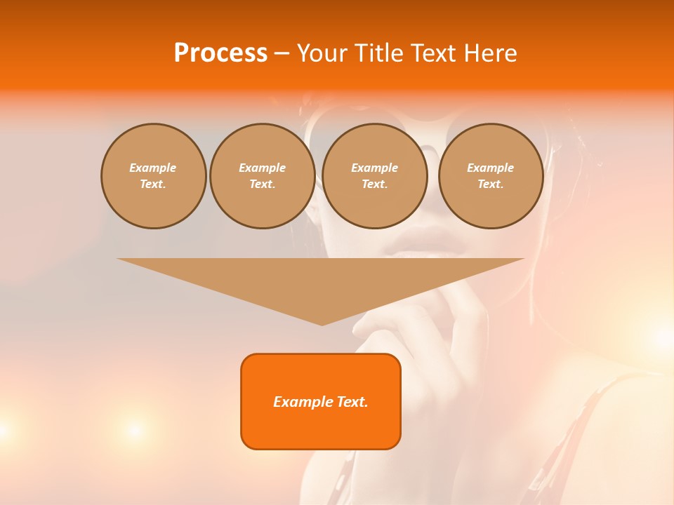 Young Face Work PowerPoint Template