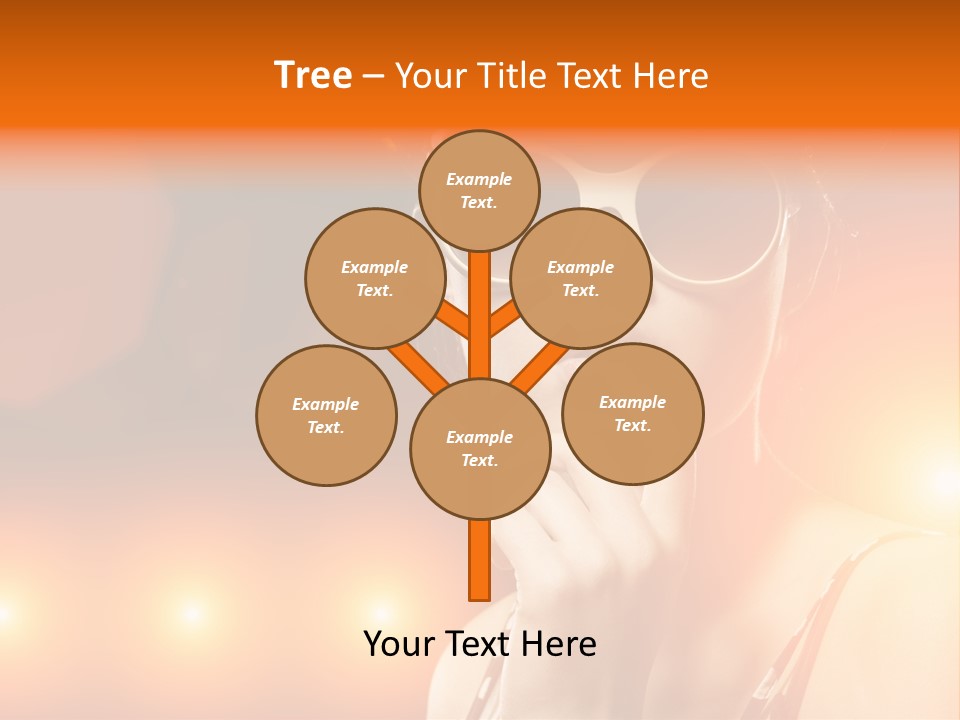 Young Face Work PowerPoint Template