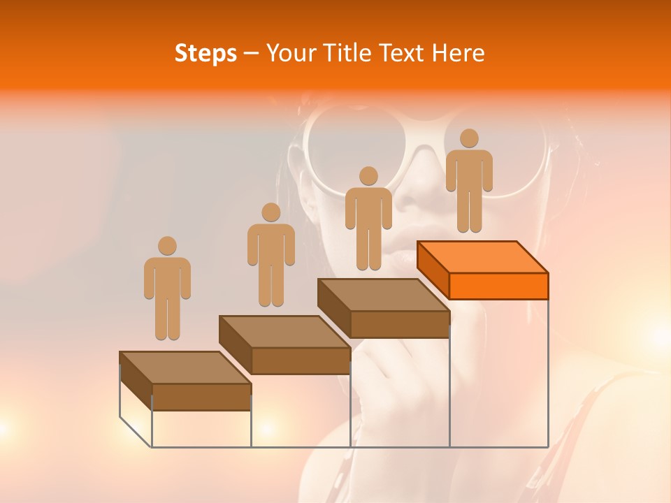 Young Face Work PowerPoint Template