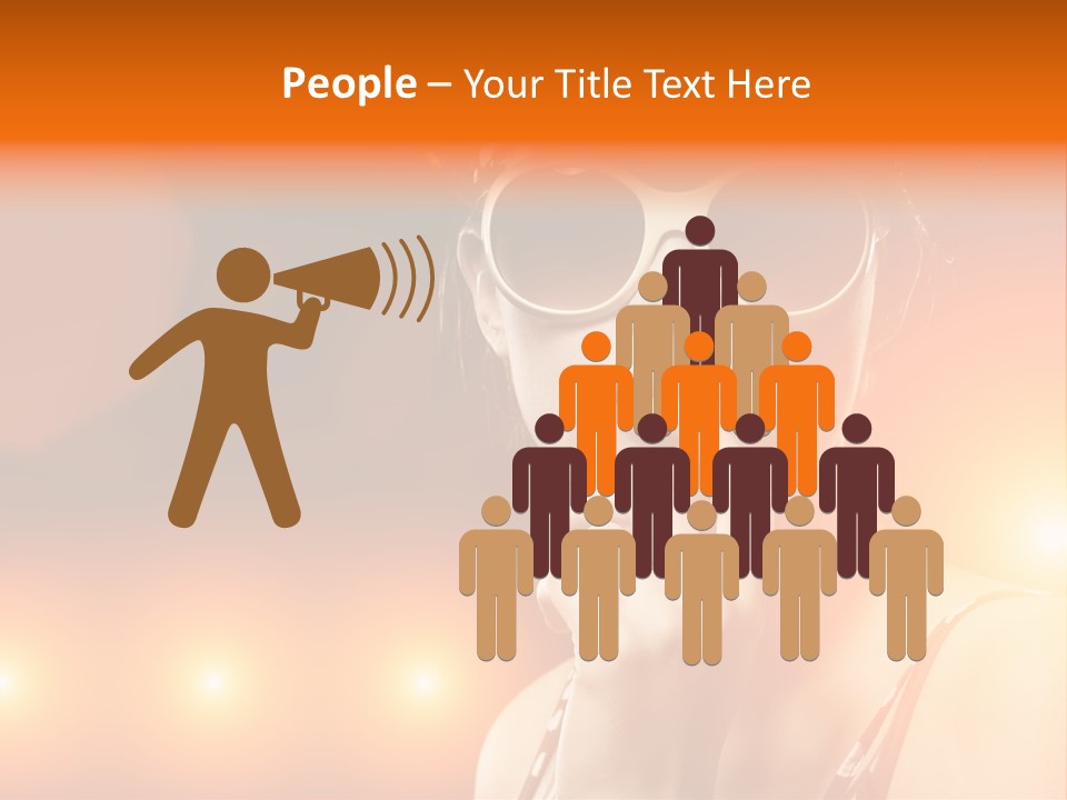 Young Face Work PowerPoint Template