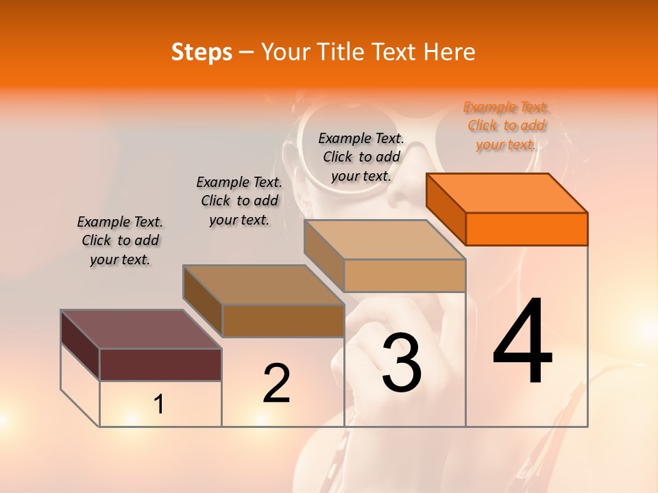 Young Face Work PowerPoint Template