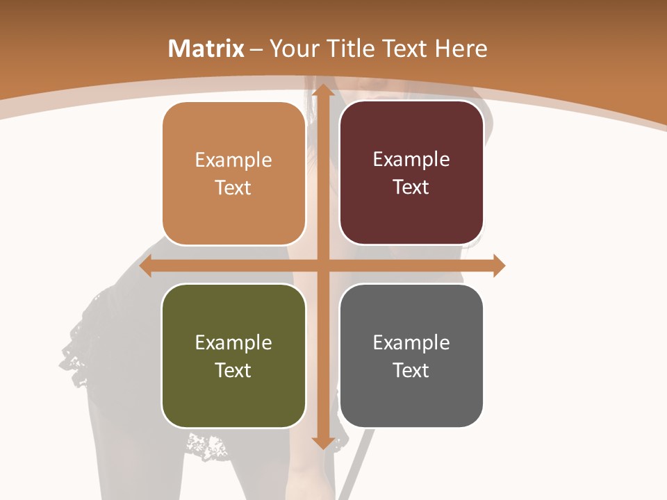 Costume Sensuality Holiday PowerPoint Template