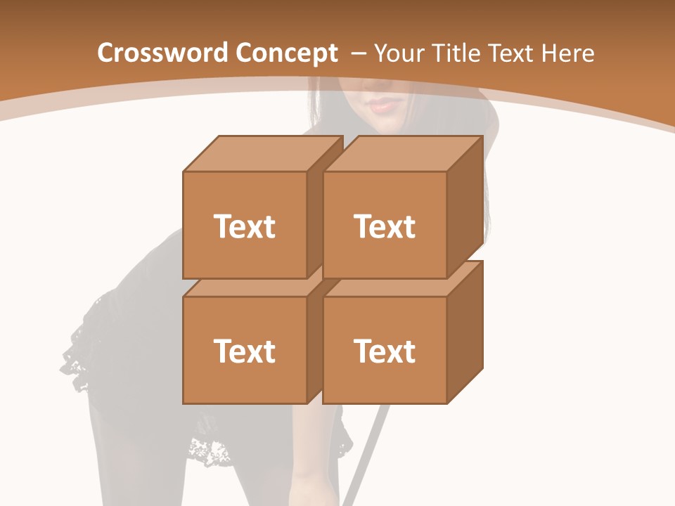 Costume Sensuality Holiday PowerPoint Template